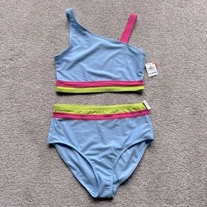 NWT Ideology girls size XL two piece swimsuit